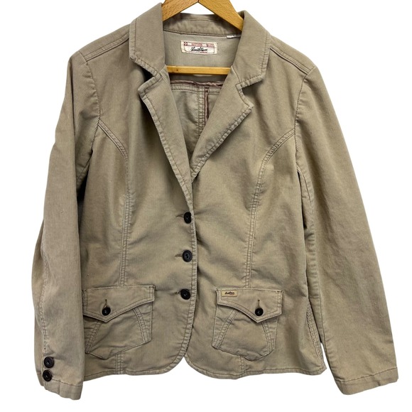 Levi Strauss Signature Jackets & Blazers - Levi Strauss Signature Corduroy Medium Blazer Jacket Tan VTG Y2K NO TAG READ
